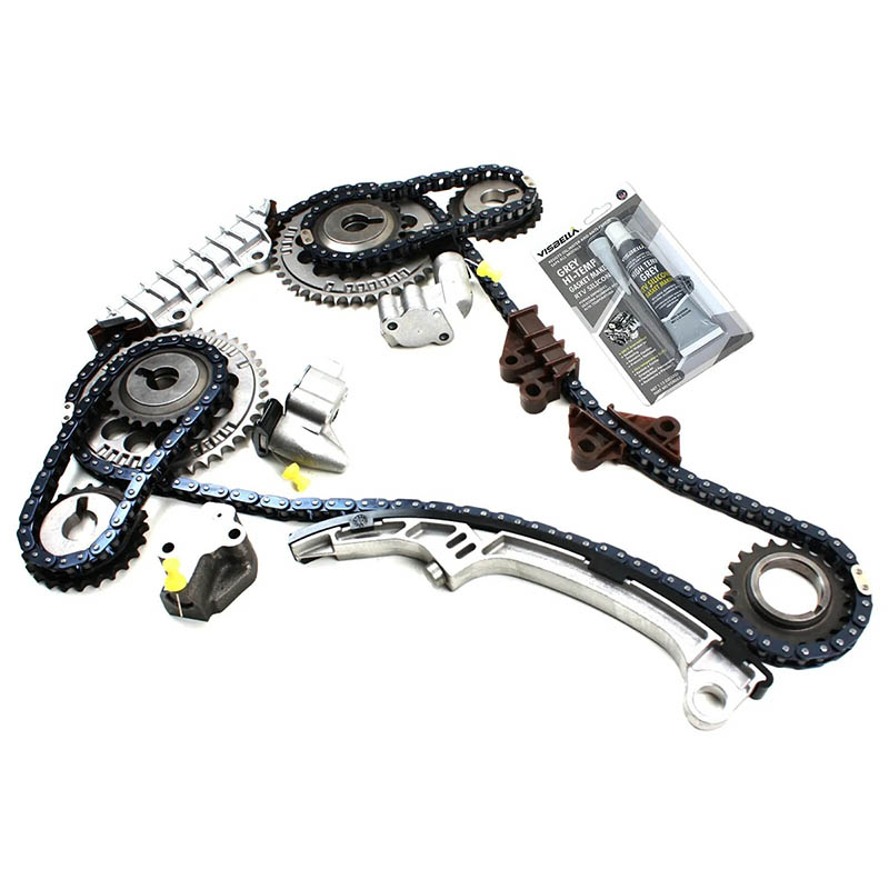 95-01 Nissan Maxima Infiniti I30 3.0L DOHC V6 VQ30DE үшін қозғалтқыштың уақыт тізбегі жинағы